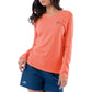 Ladies Spectacle Long Sleeve V-Neck T-Shirt View 2