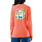 Ladies Spectacle Long Sleeve V-Neck T-Shirt