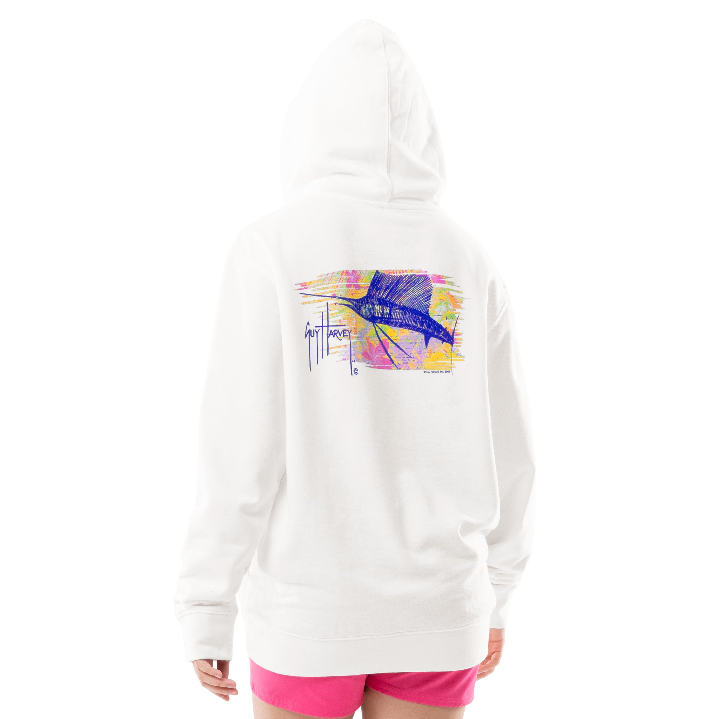 Ladies Swift Art Fleece Hoodie View 1