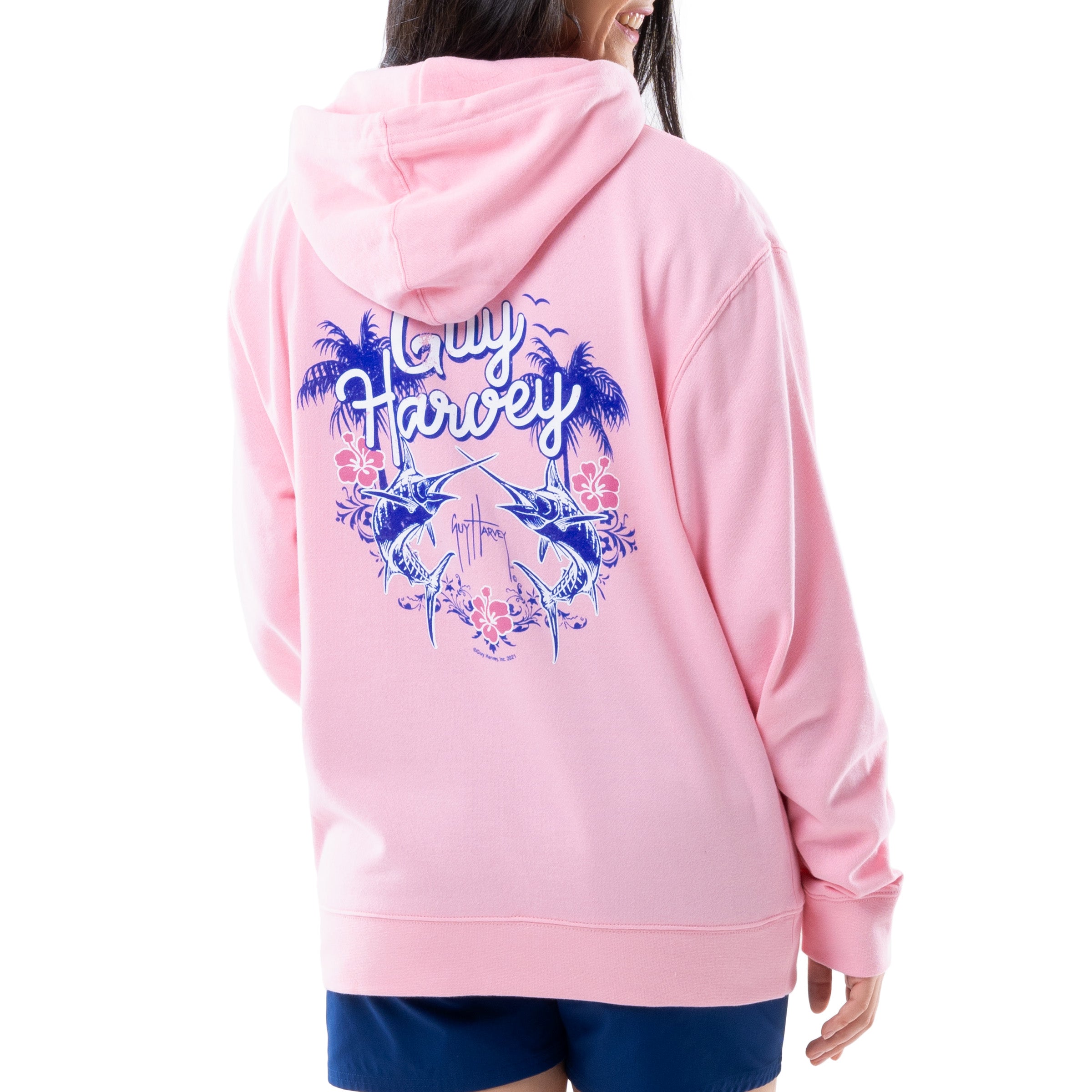 Ladies Marlin Duo Fleece Hoodie View 3