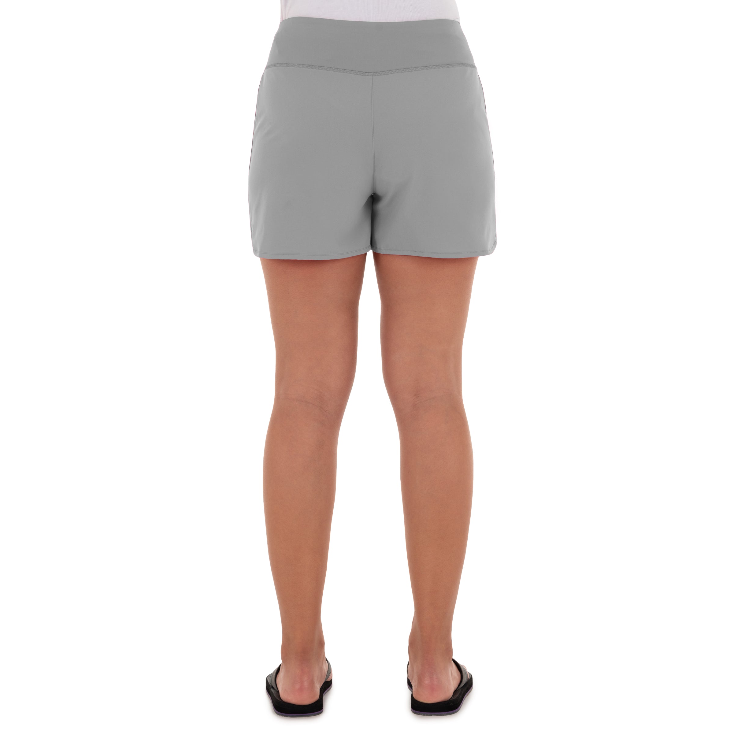 Ladies Core Solid Grey Performance Short View 3