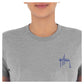 Ladies Hibiscus Dawn Short Sleeve Crew Neck T-Shirt