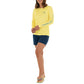 Ladies Core Solid Yellow Sun Protection Top View 5