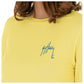 Ladies Core Solid Yellow Sun Protection Top View 6
