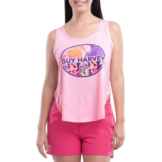 Guy Harvey | Ladies Turtle Time Short Sleeve V-Neck T-Shirt, XL