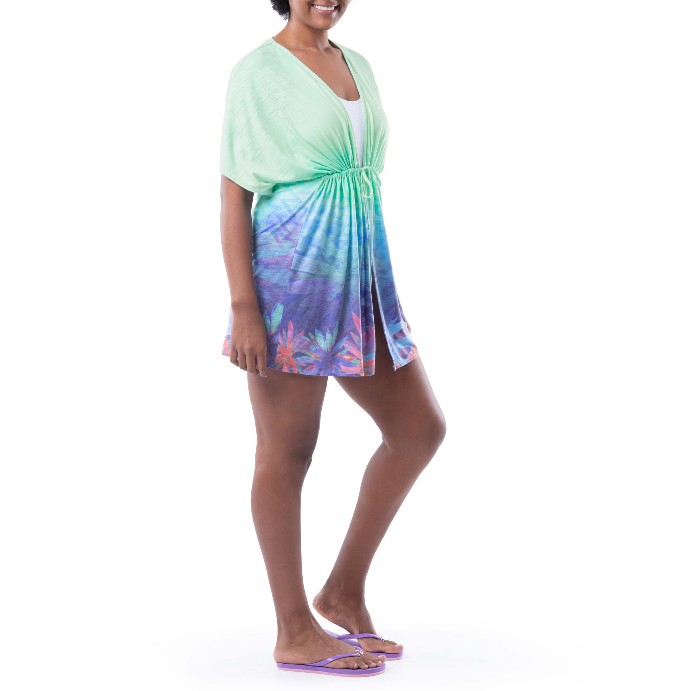 Ladies Feeling Tropical Kaftan Cover-up View 3