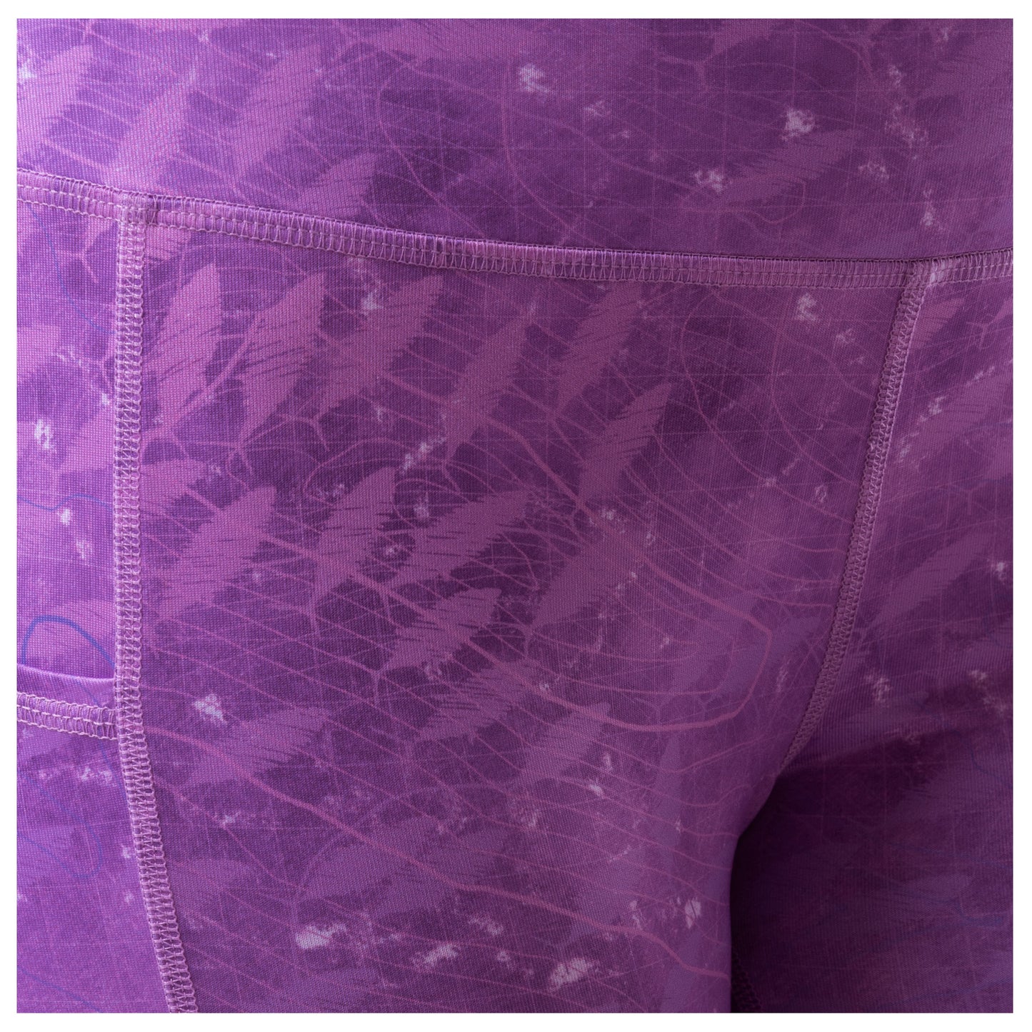 Ladies Purple Radar Yoga Pants