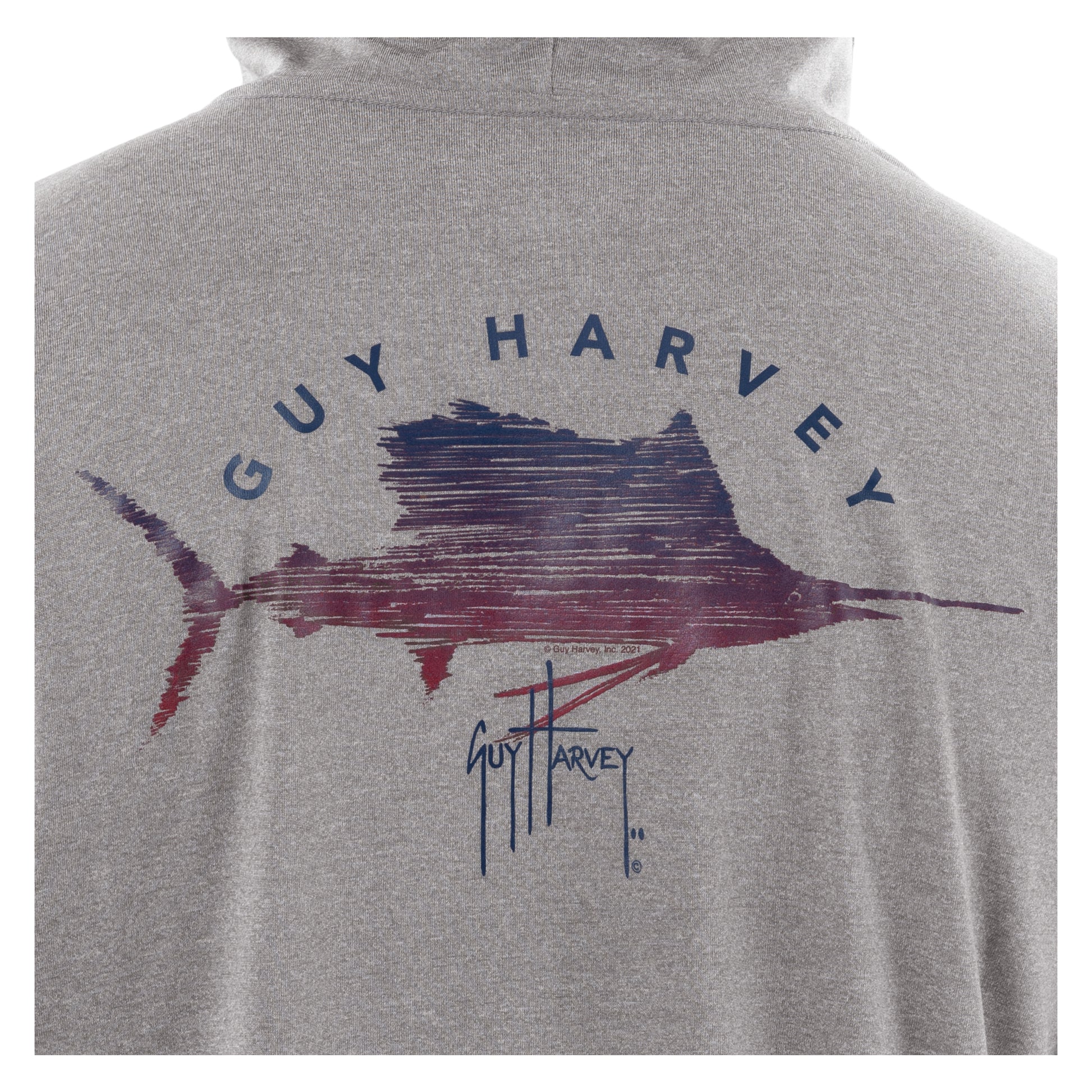Men's Scribble Sailfish Performance Hoodie – Guy Harvey