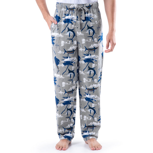 Men's Tropics Swordfish Knit Sleep Pant View 1