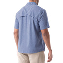 Men's Short Sleeve Heather Textured Performance Fishing Shirt View 18