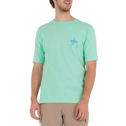 Men's 'Currituck Lighthouse' Short Sleeve Crew Neck T-Shirt View 2