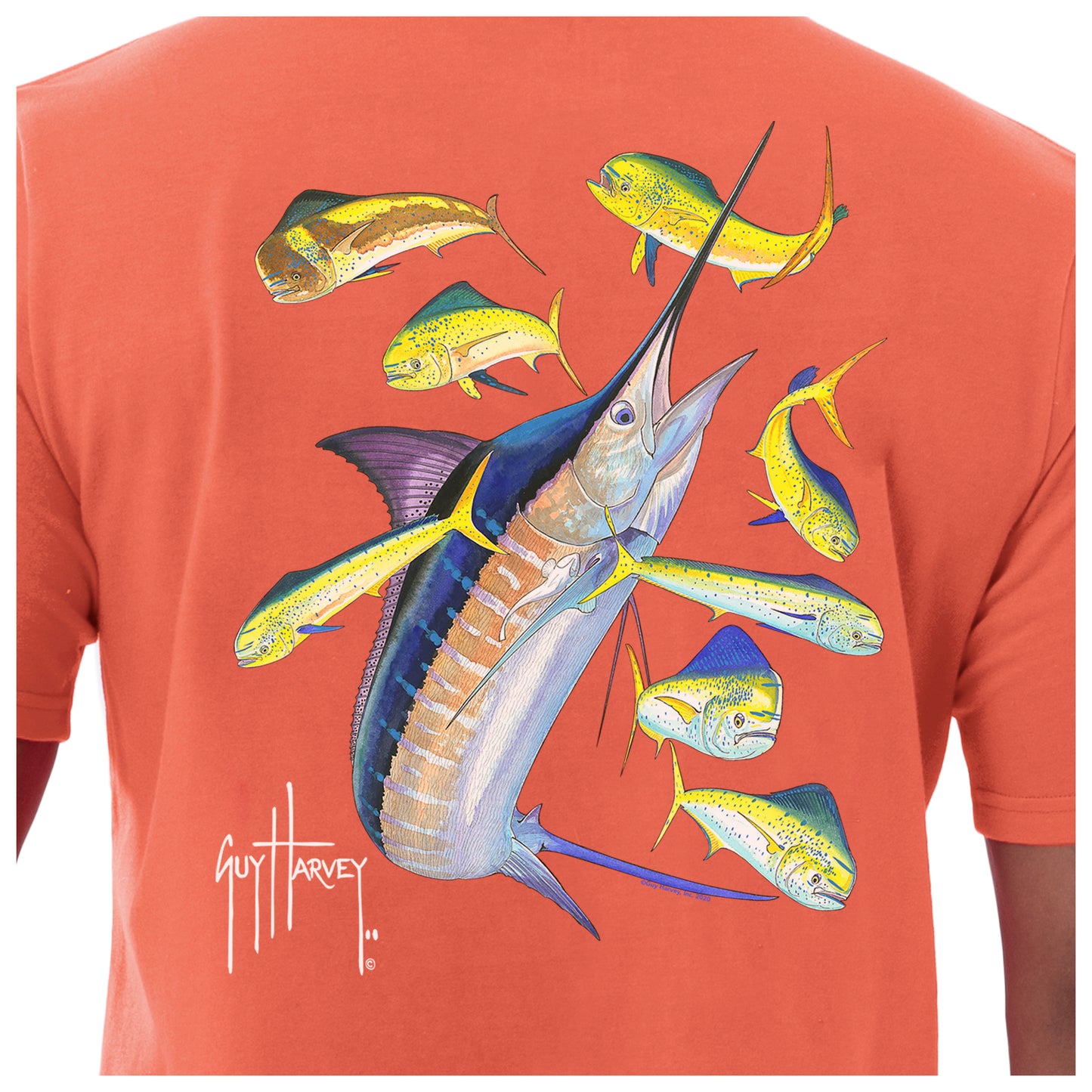 Men's Scribble Marlin Performance Fishing Shirt – Guy Harvey