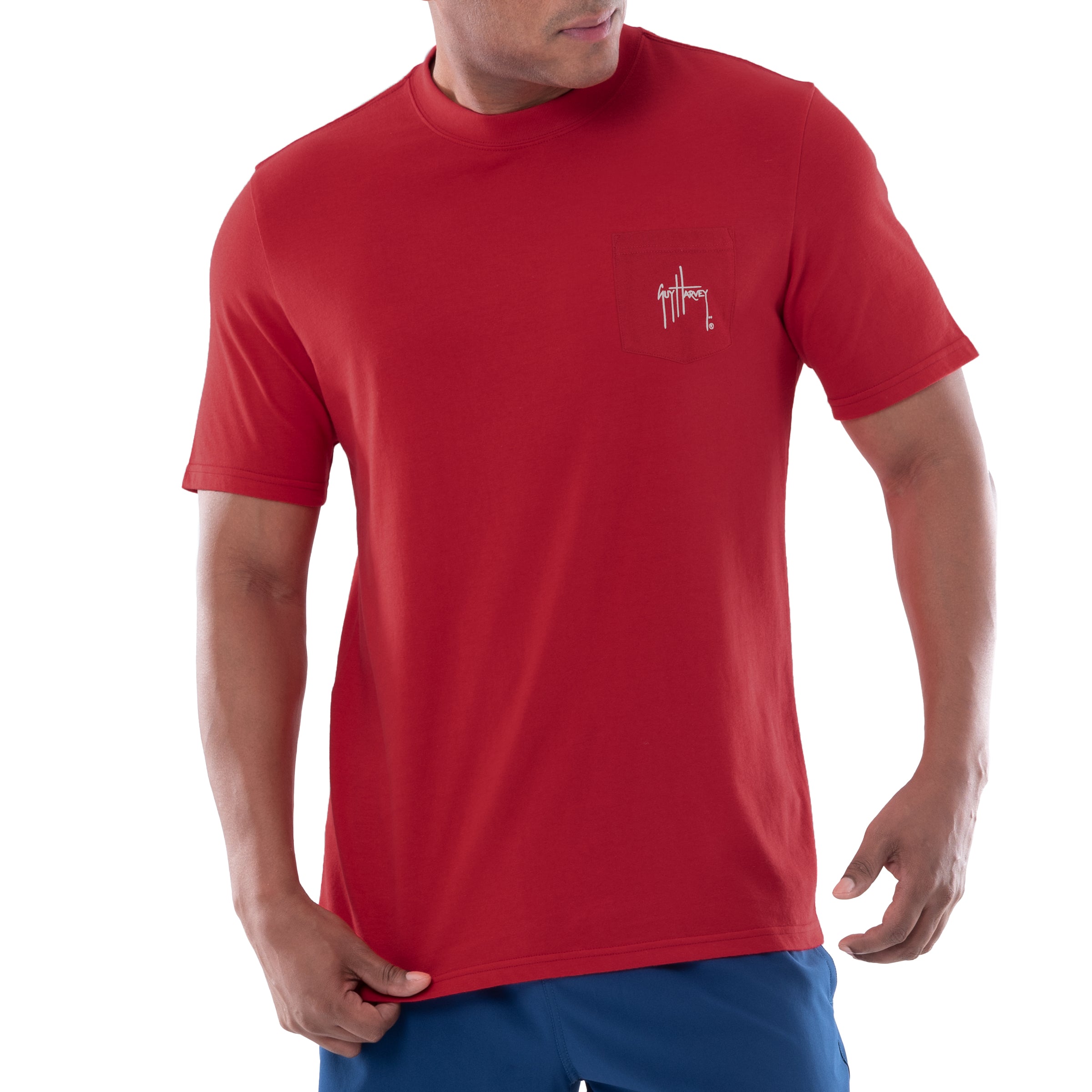 Men's Americana Fish Short Sleeve Pocket T-Shirt View 2