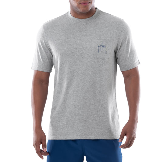 Men's Short Sleeve Flag Classic Pocket T-Shirt