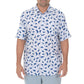 Men's Short Sleeve Space out Silos Printed Fishing Shirt View 1