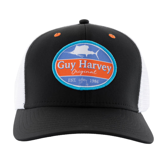 Guy Harvey Accessories | Guy Harvey Bluewater Bass Fishing Cap Hat One Size Tan Embroidered Adjustable | Color: Black/Tan | Size: Os | Fmmmerchant's