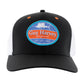 Men's Black Classic Fin Performance Flex Fitted Trucker Hat