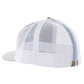 Men's Grey Classic Fin Performance Flex Fitted Trucker Hat View 3