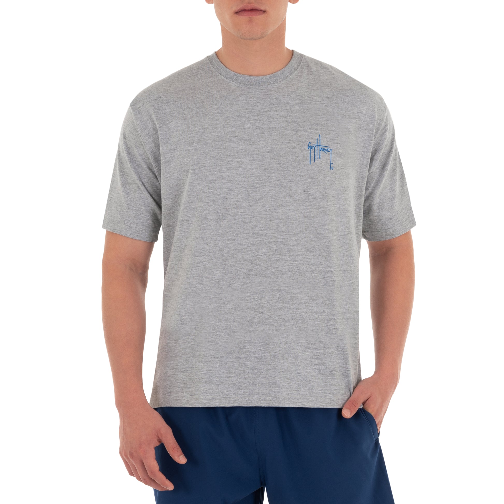 Men's 'Hillsboro Inlet Lighthouse' Short Sleeve Crew Neck T-Shirt View 2