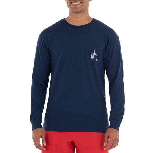 Men's Mahi Long Sleeve Pocket T-Shirt View 2