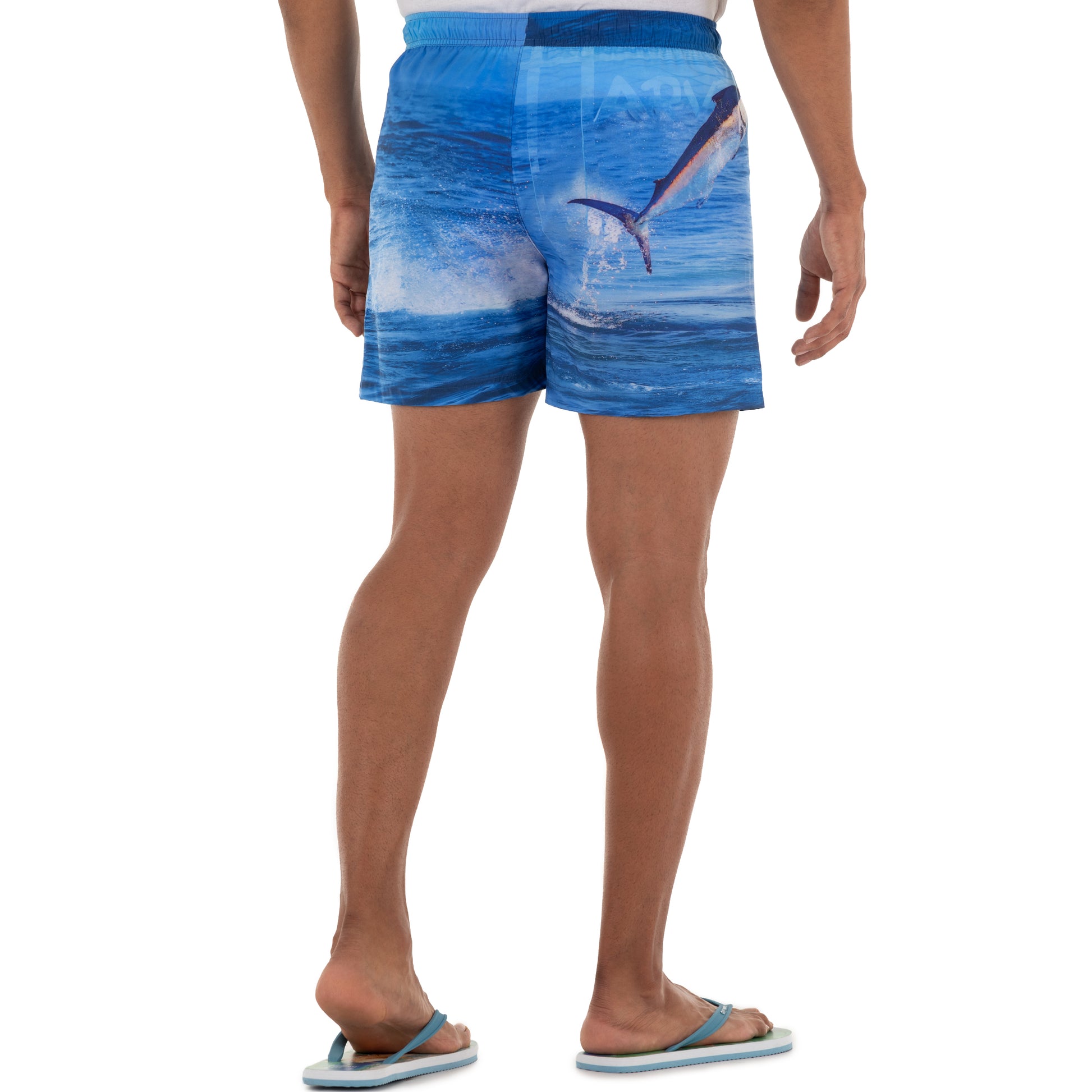 Men's Fish on the Side 5" Volley Swim Trunk View 4