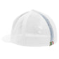 Ladies White Classic Fin Performance Flex Fitted Trucker Hat View 3