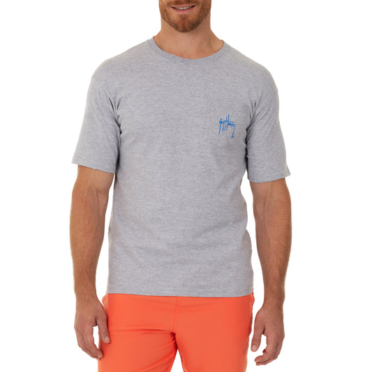 Men's Blue And Bertram Short Sleeve Pocket T-Shirt View 2