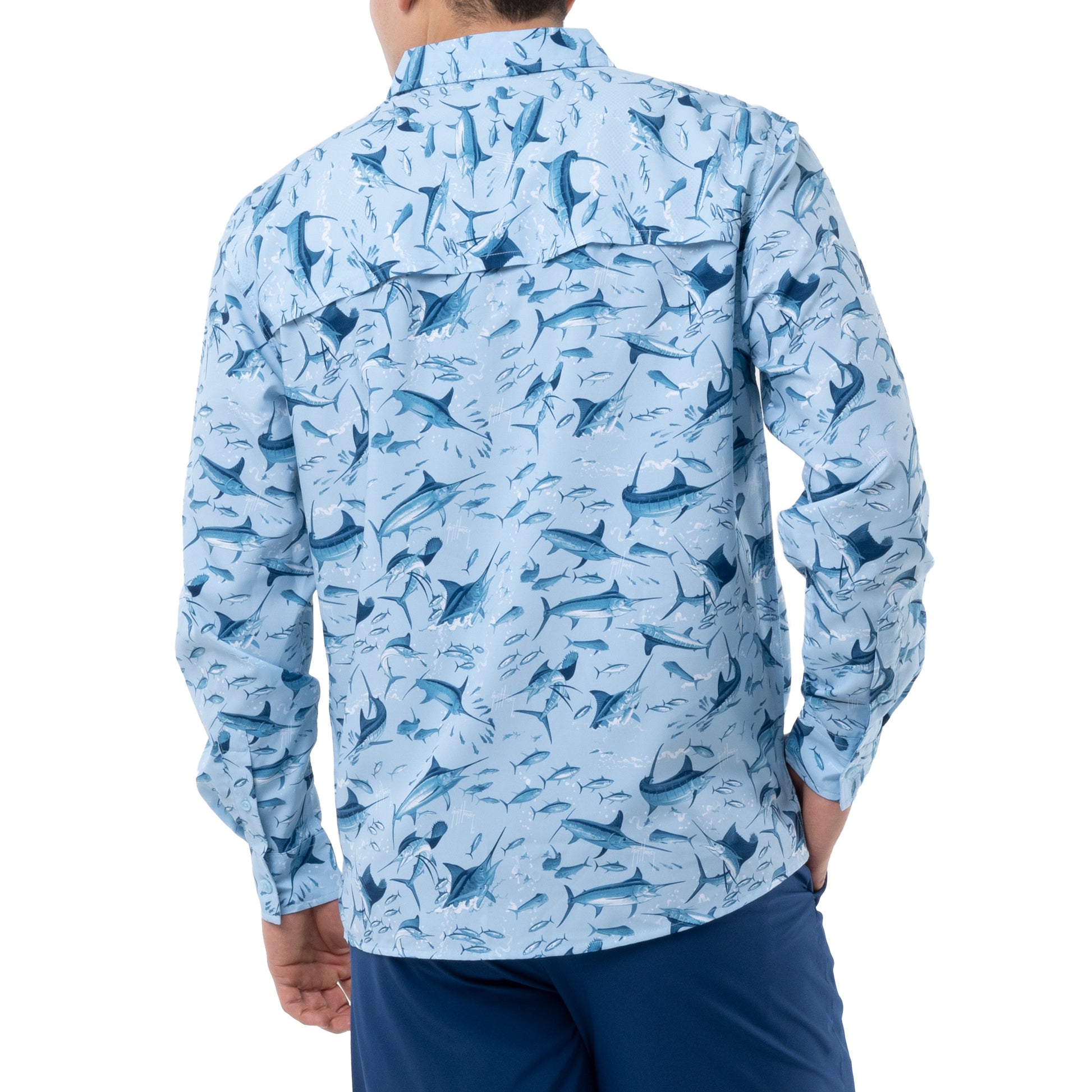 Men's Tonal Bills Long Sleeve Fishing Shirt – Guy Harvey