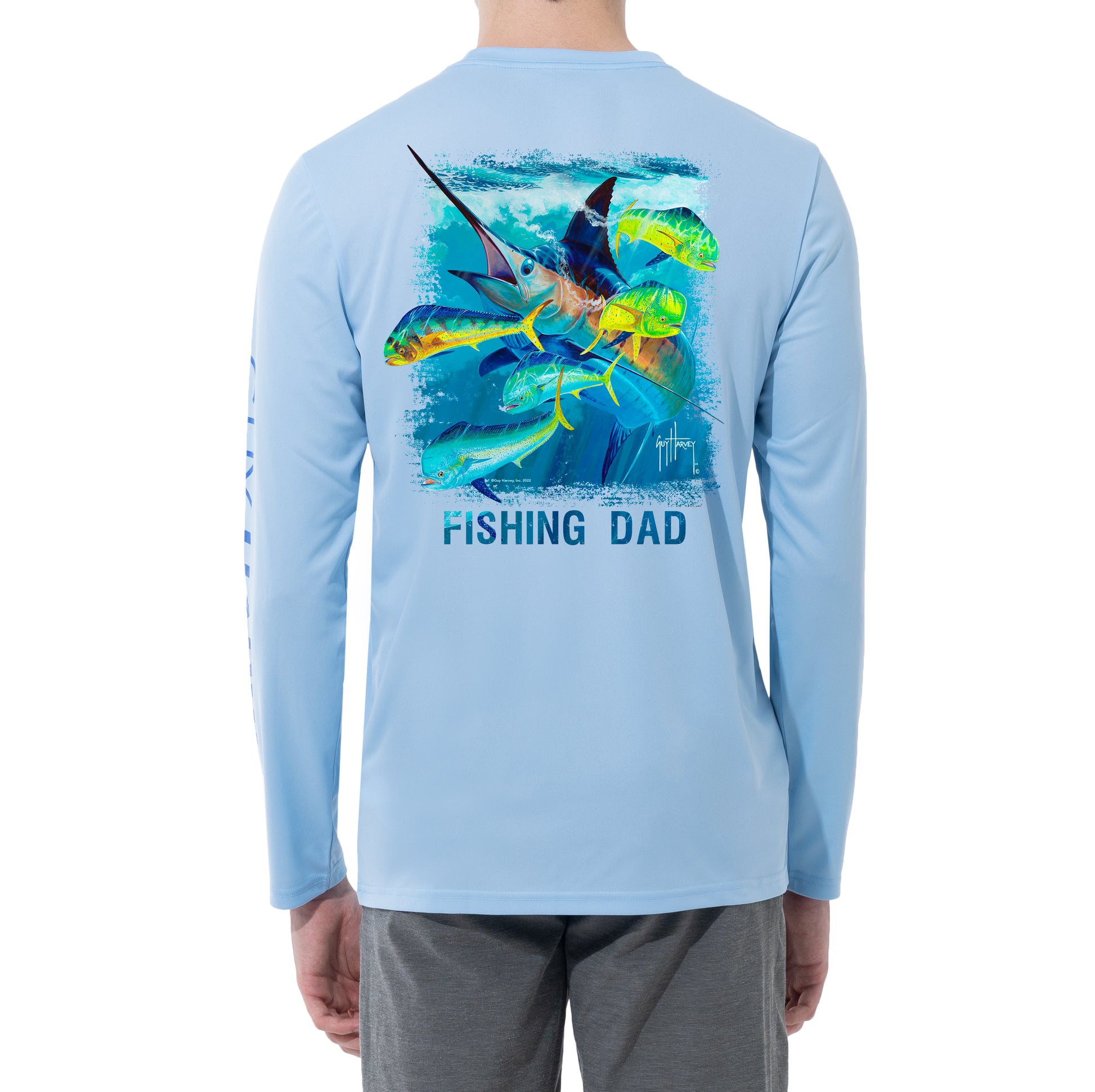 Men's 2022 Fishing Dad Performance Fishing Shirt UPF 50+ – Guy Harvey