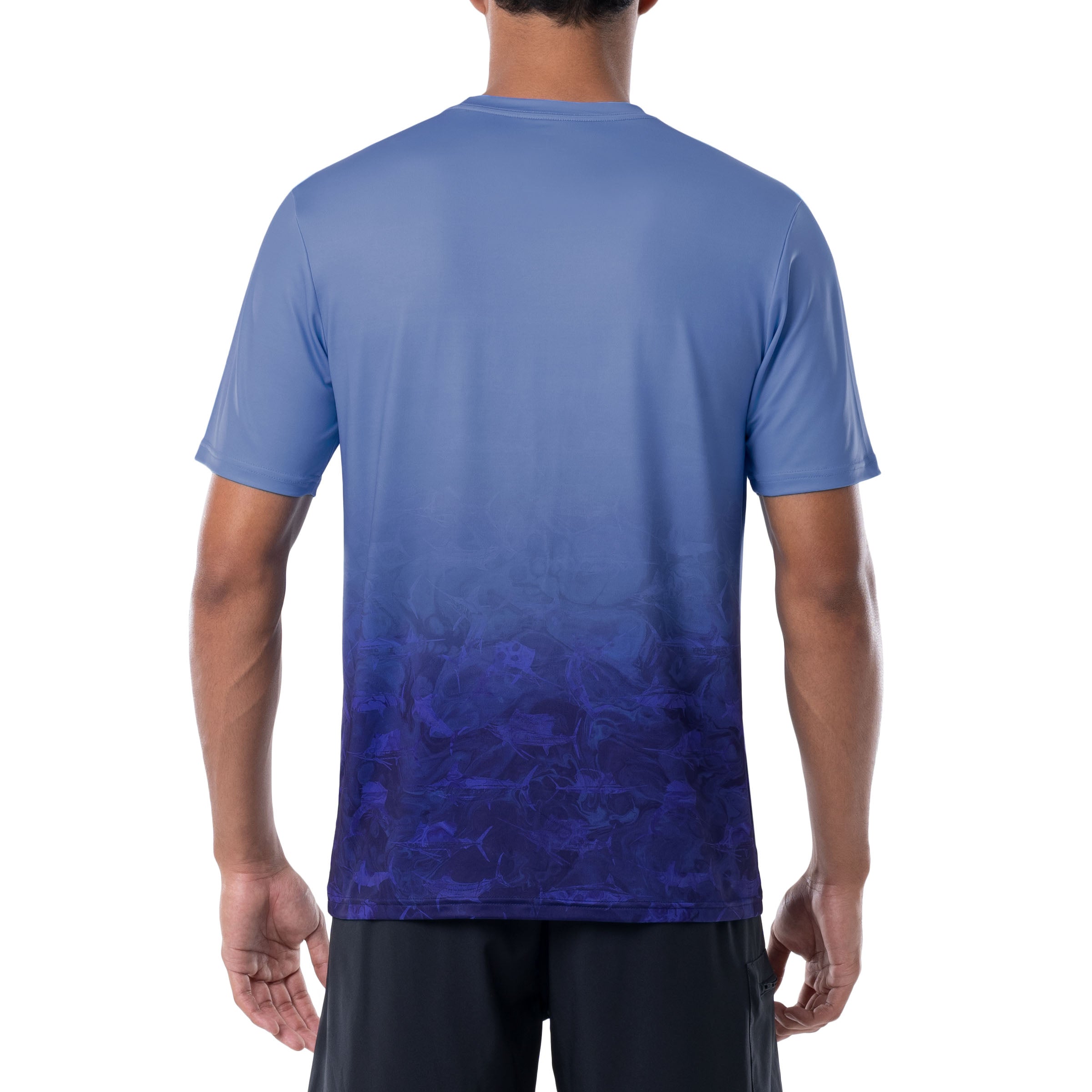 Men's Ombre Bills Short Sleeve Performance Top View 8