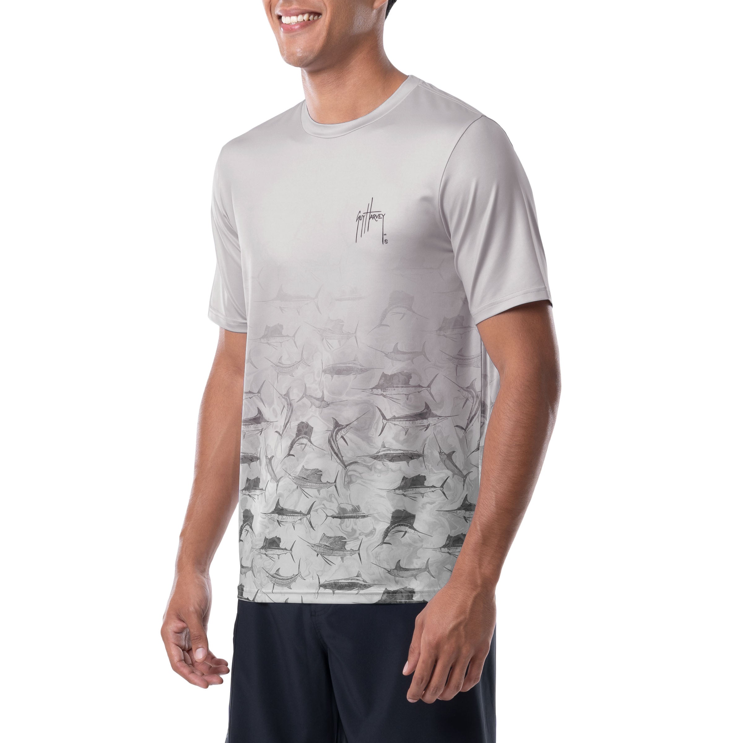 Men's Ombre Bills Short Sleeve Performance Top View 6