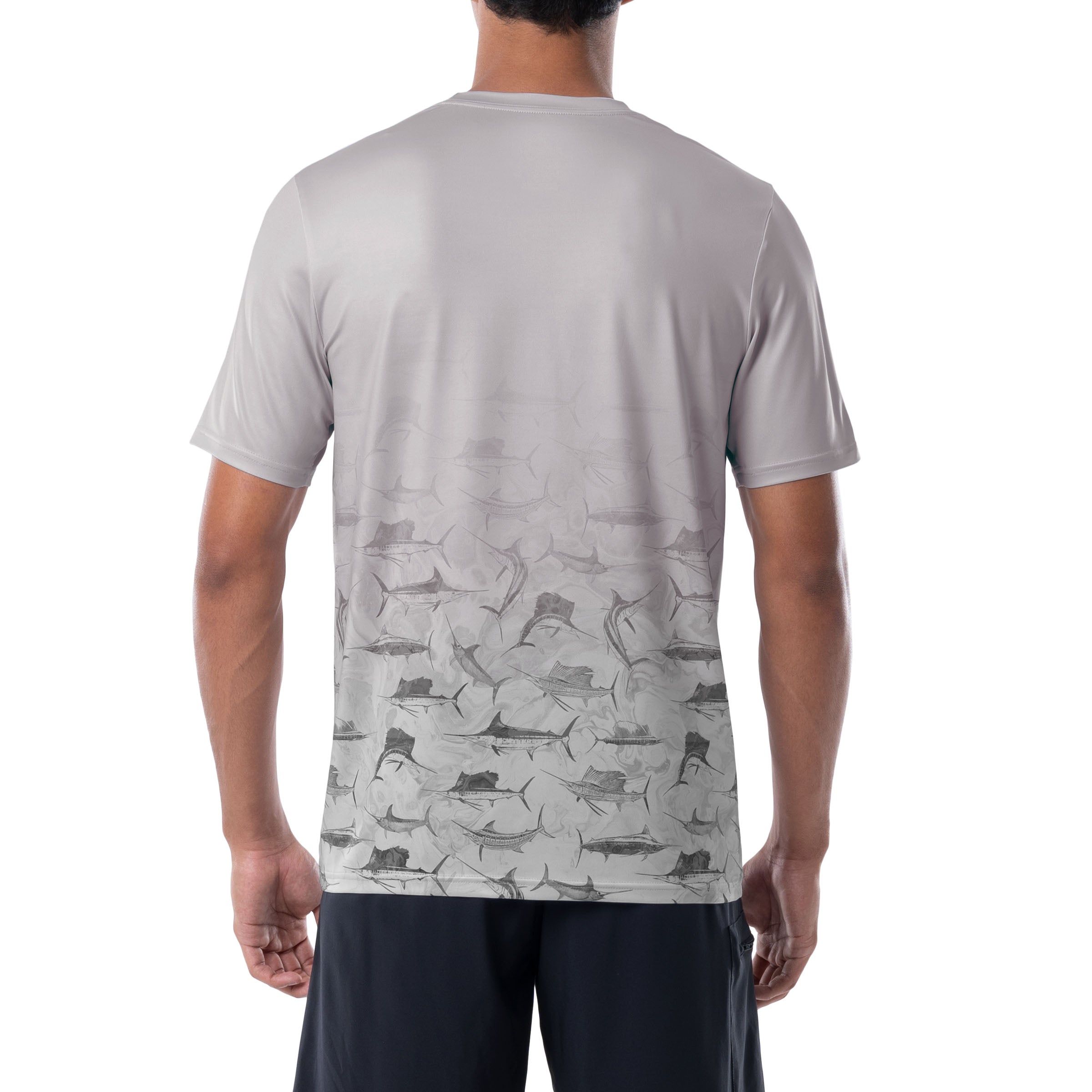 Men's Ombre Bills Short Sleeve Performance Top View 2