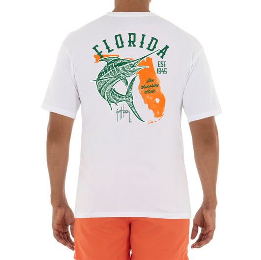 Men's Retro 2 Florida Short Sleeve T-Shirt View 1