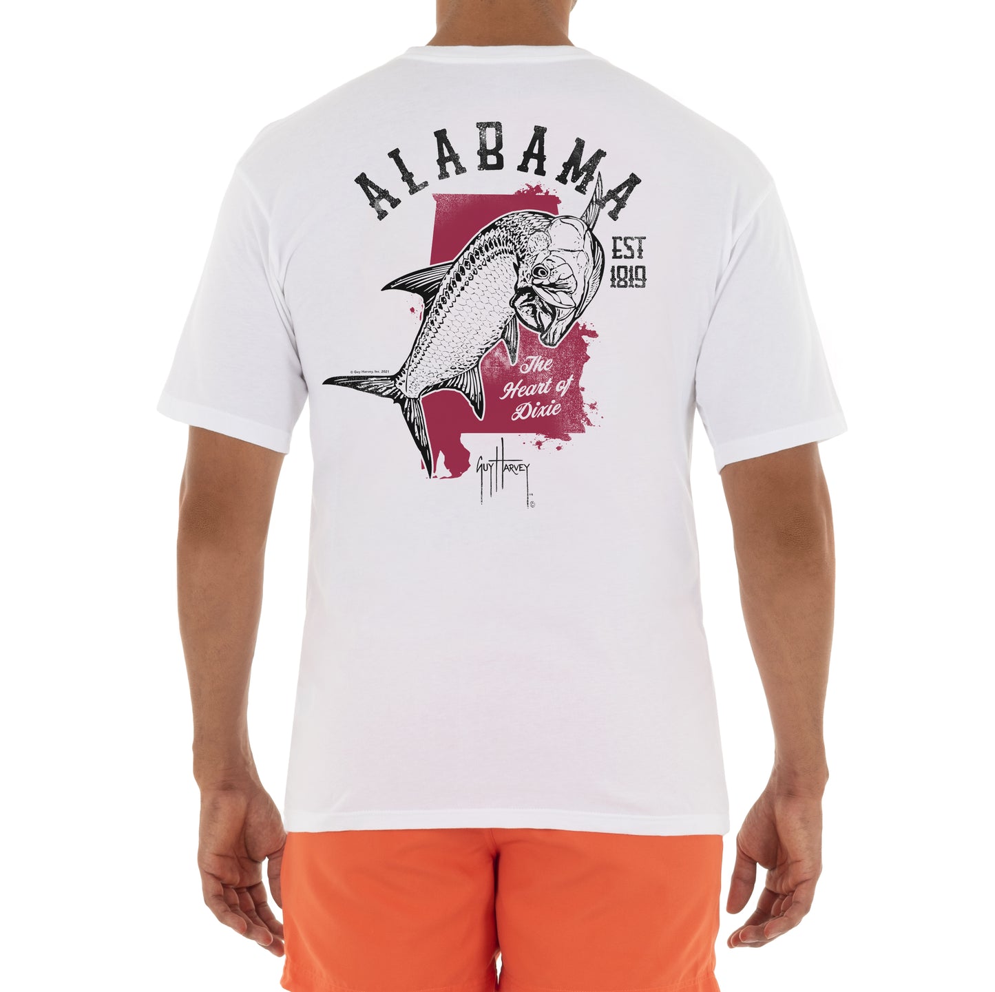 Men's Retro Alabama Short Sleeve T-Shirt