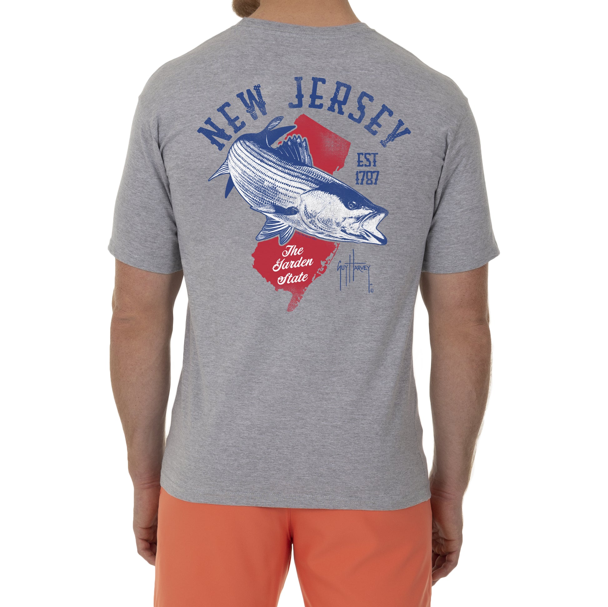 Men's Retro New Jersey Short Sleeve T-Shirt – Guy Harvey