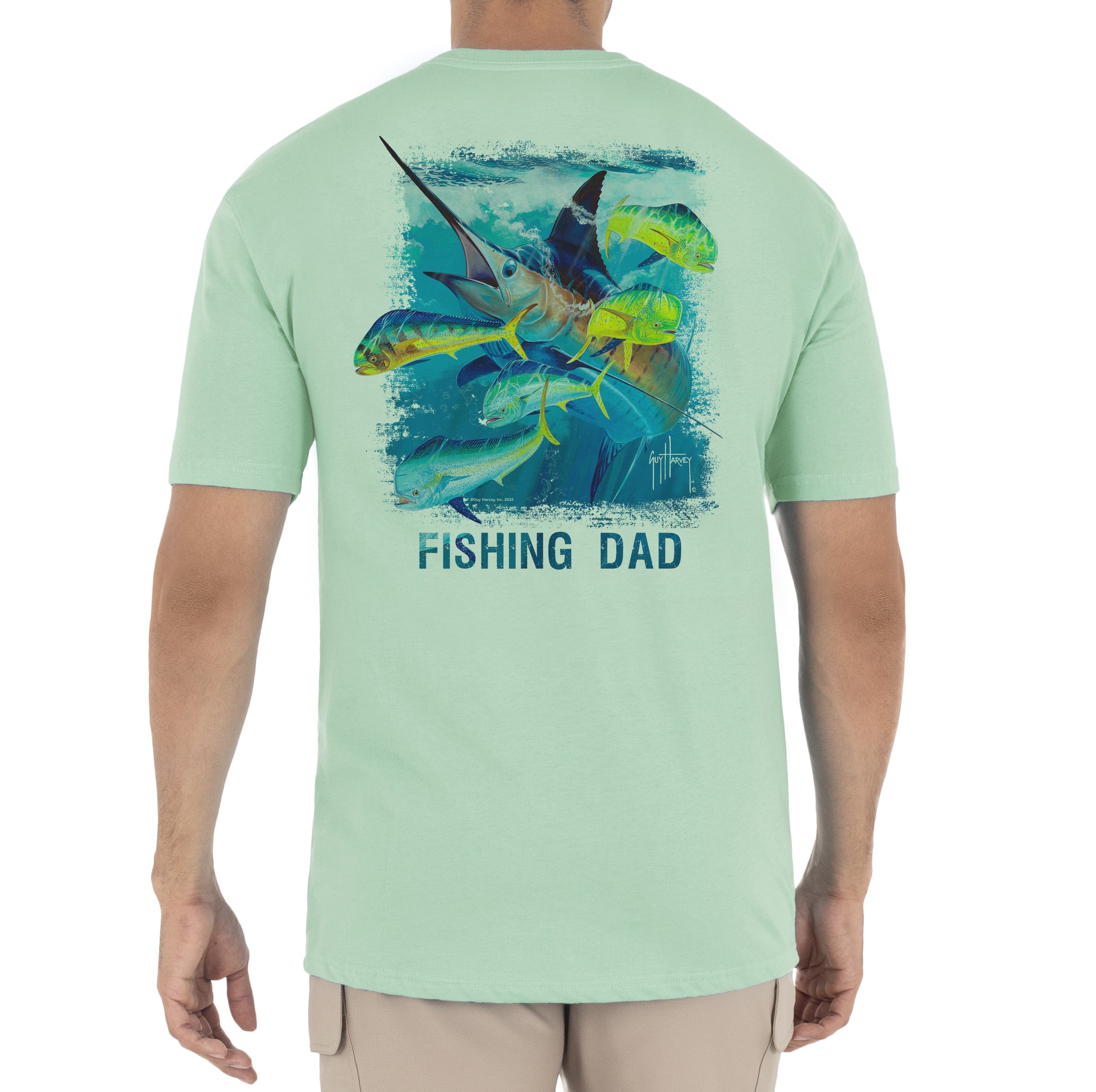 Men's 2022 Fishing Dad Short Sleeve T-Shirt View 1