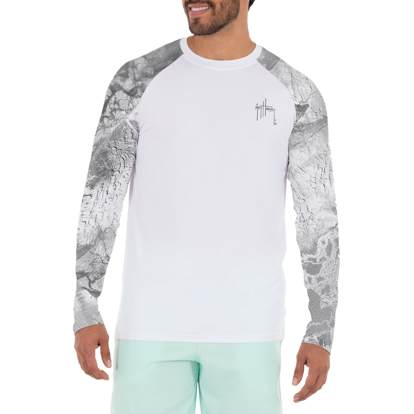 Men's Box Marlin Sun Protection Long Sleeve Shirt – Guy Harvey