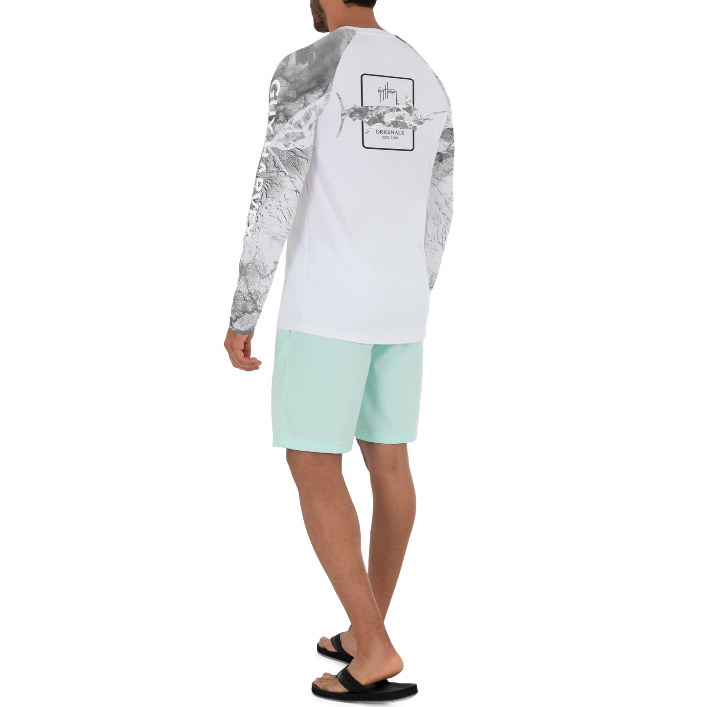 Men's Box Marlin Sun Protection Long Sleeve Shirt