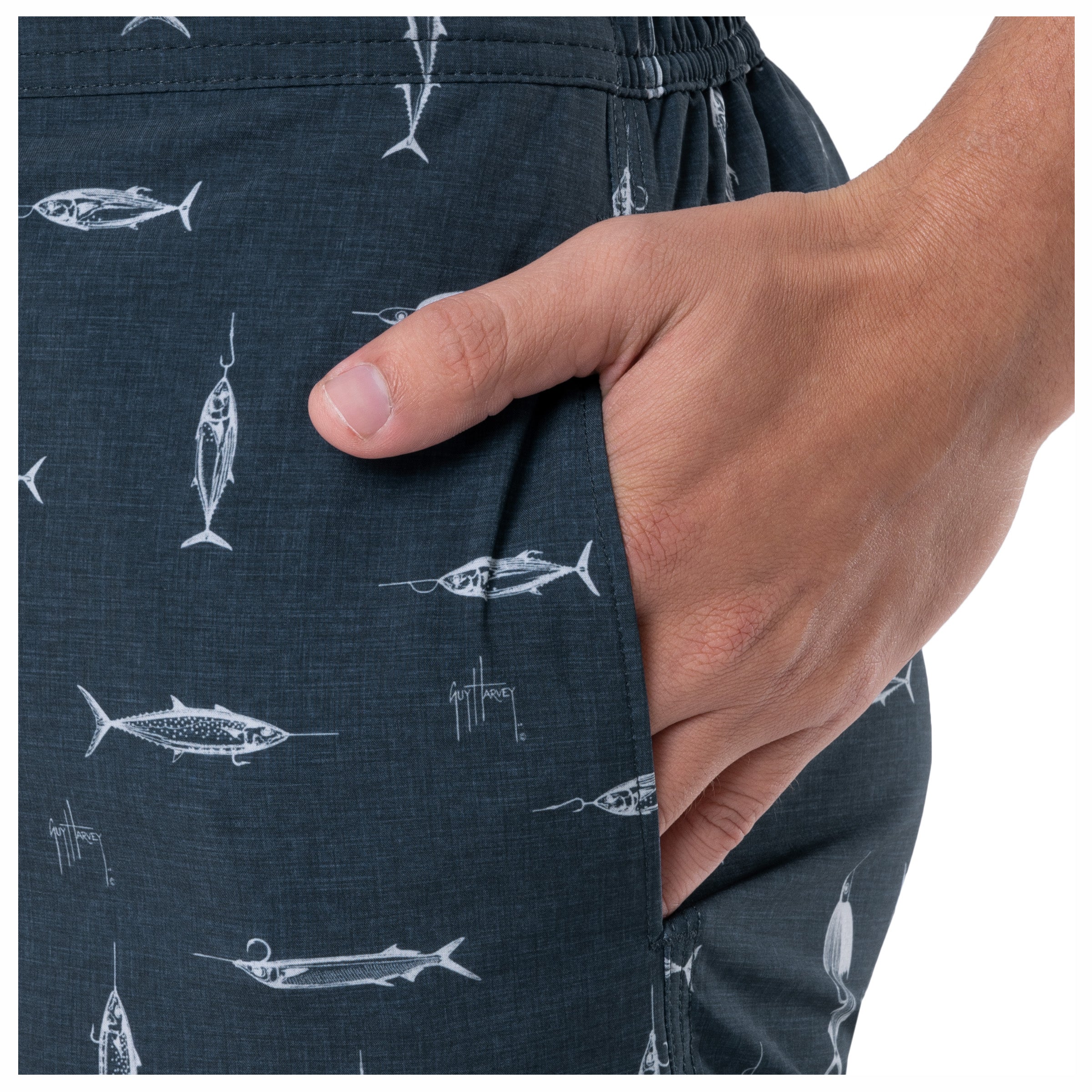 Men's Cationic Hooks 7" Surf Short View 6