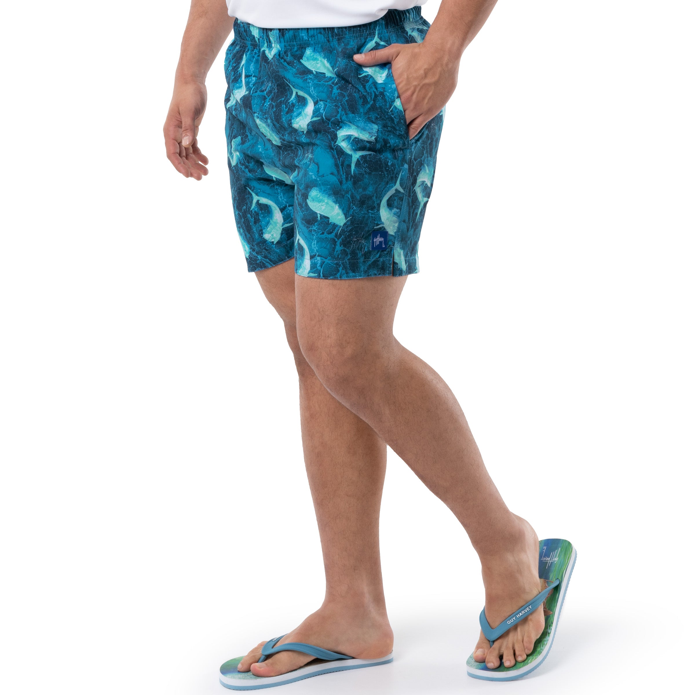 Men's Mahi Bros 5" Volley Swim Trunk View 4