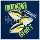Kids Lucky Fishing Short Sleeve T-Shirt View 2