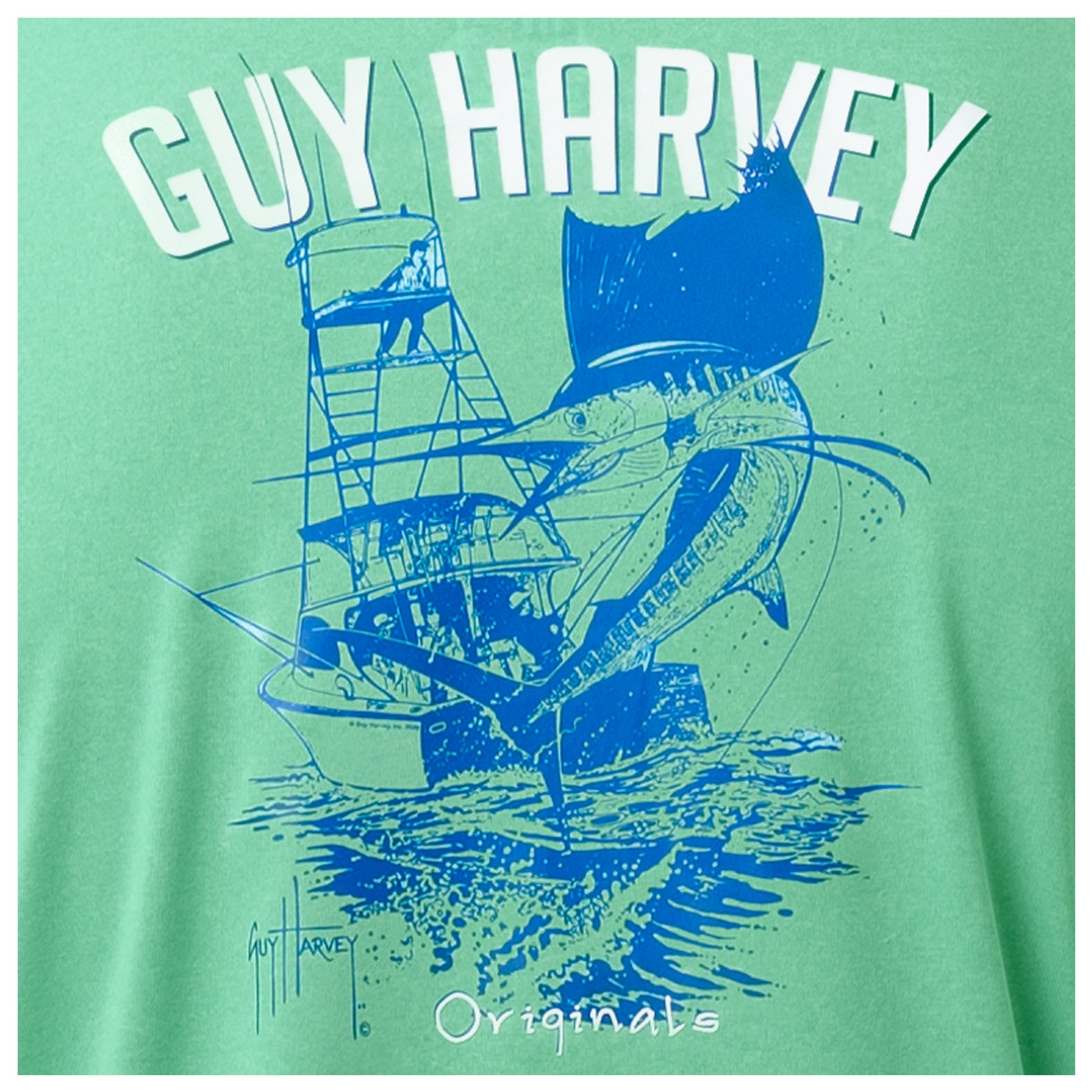 Men's Saltwater Sails Long Sleeve Performance Hoodie – Guy Harvey