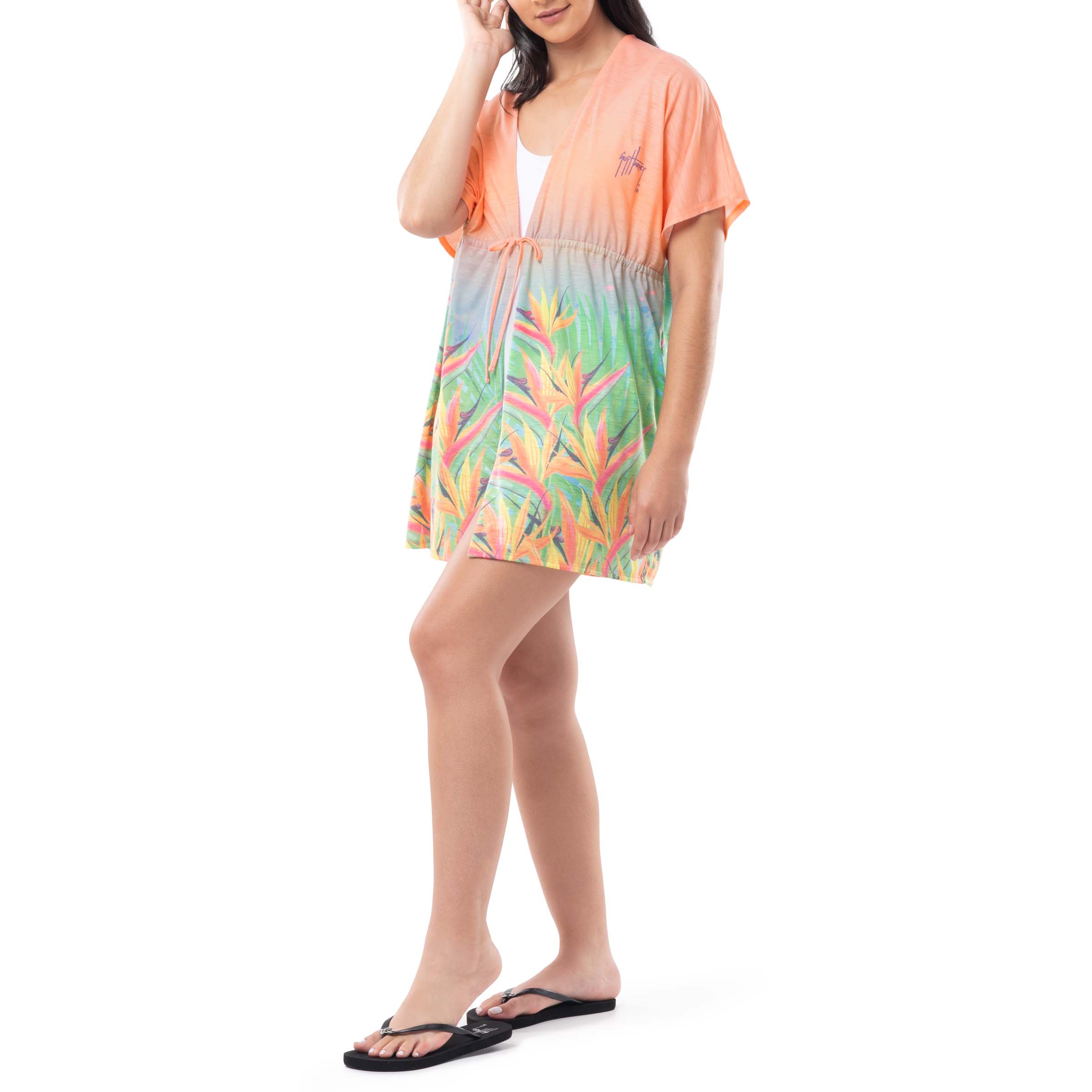 Ladies Just Paradise Kaftan Cover-up View 3