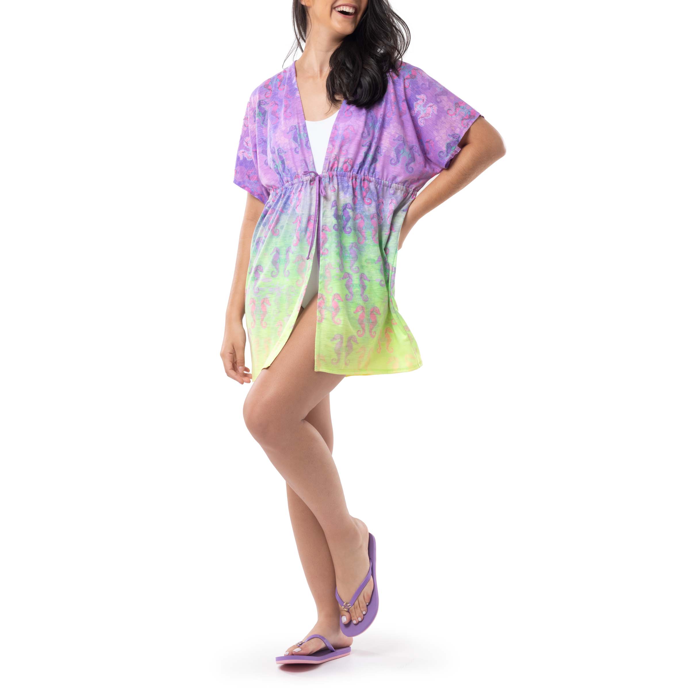 Ladies Sea Fan Kaftan Cover-up View 1