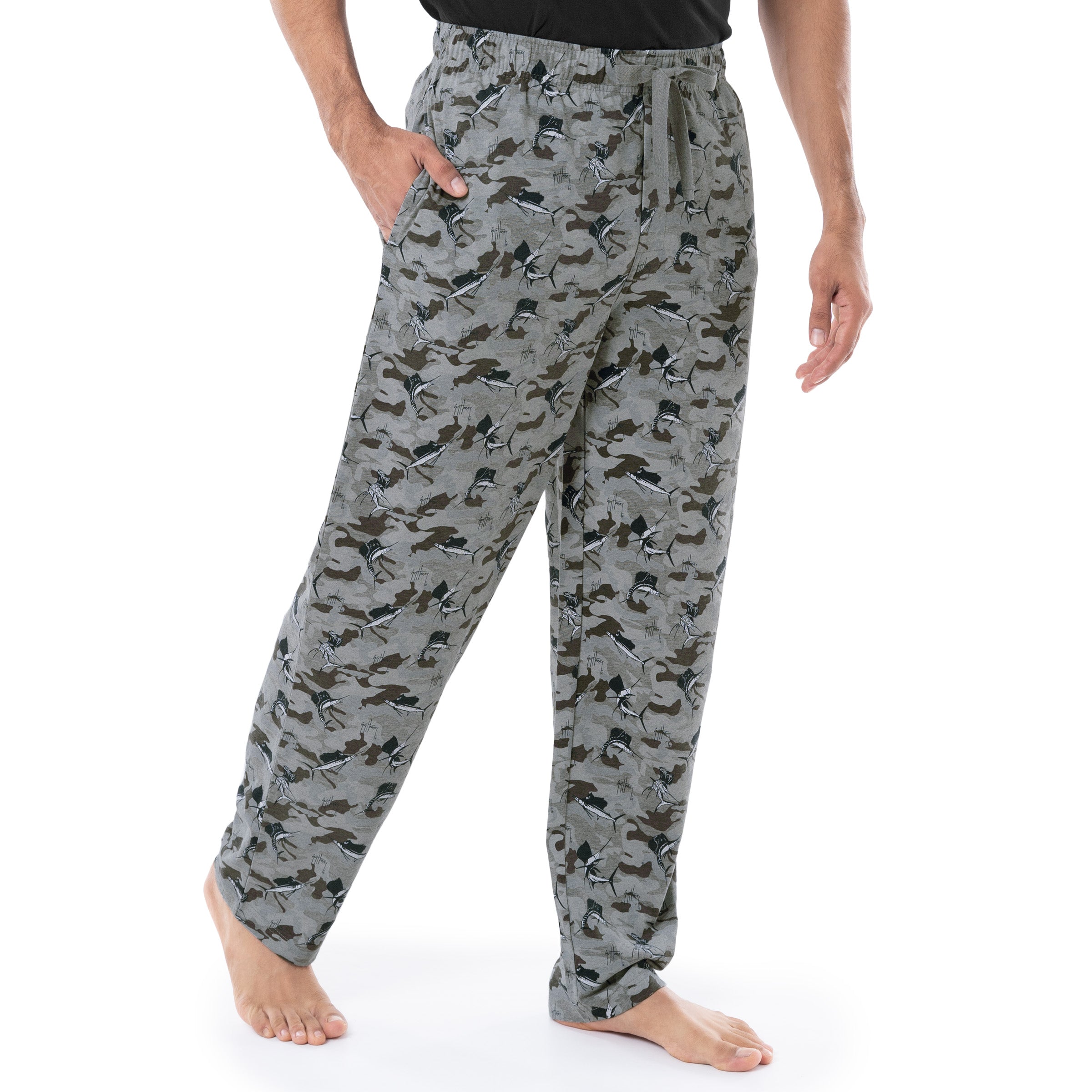 Men's Camo Sail Knit Sleep Pant View 2