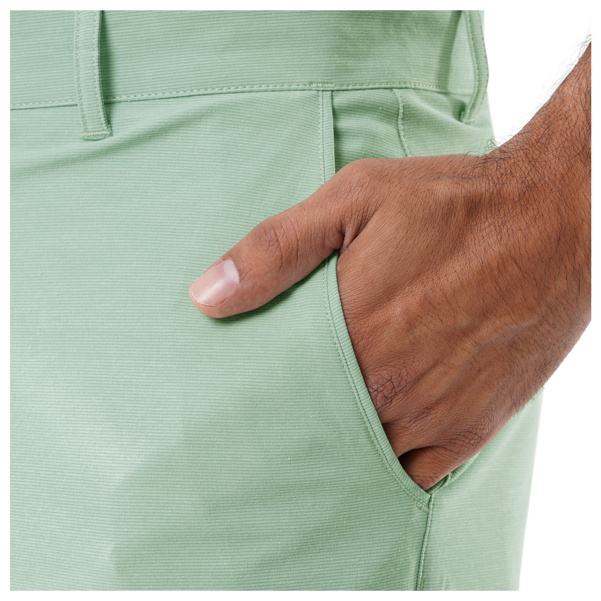 Lime Green Native Fit Boy Shorts Men Women Unisex Striped Seamless