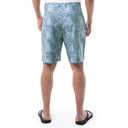 Mens 9" Ocean Blue Printed Hybrid Short View 2