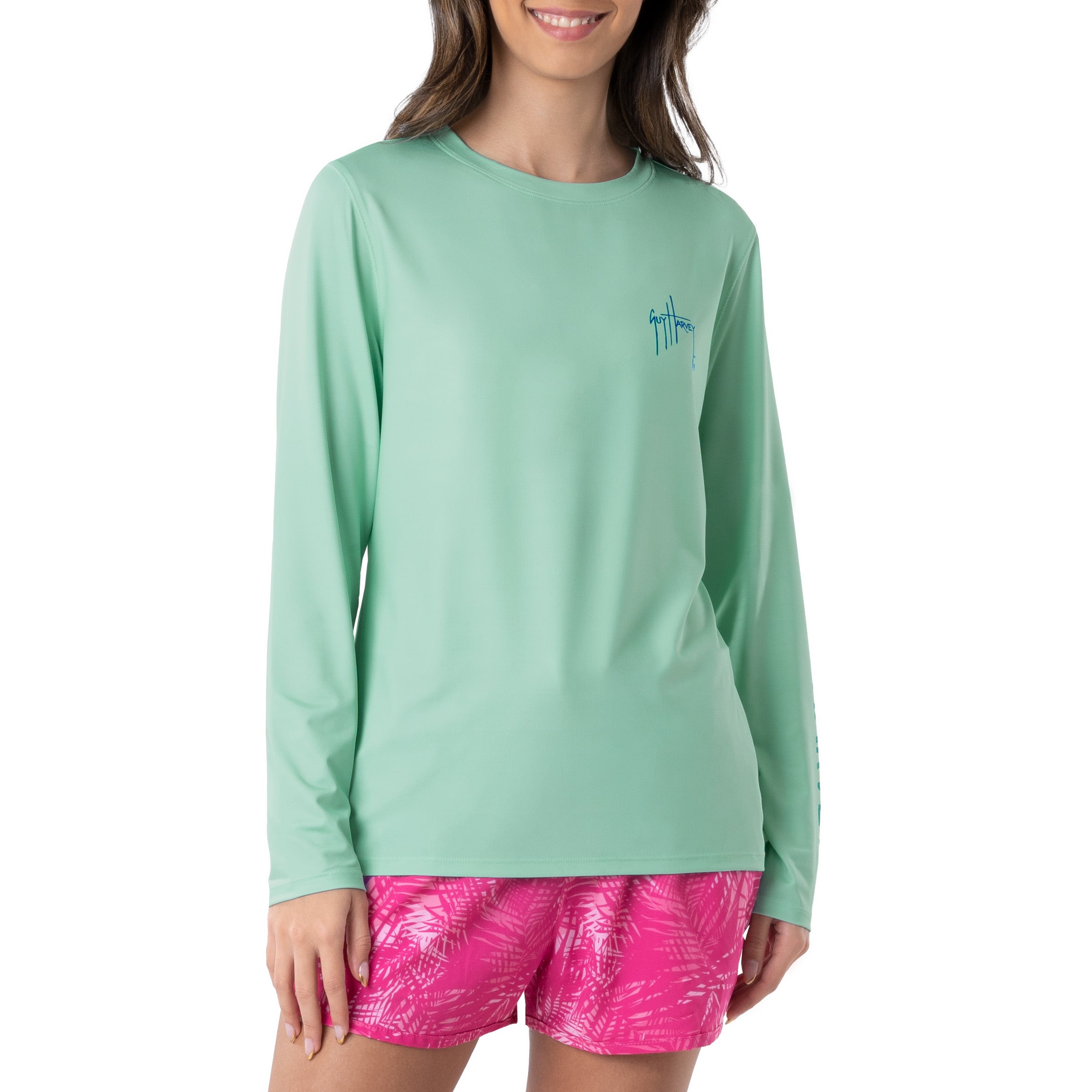 Ladies Marlin Long Sleeve Sun Protection Shirt View 2