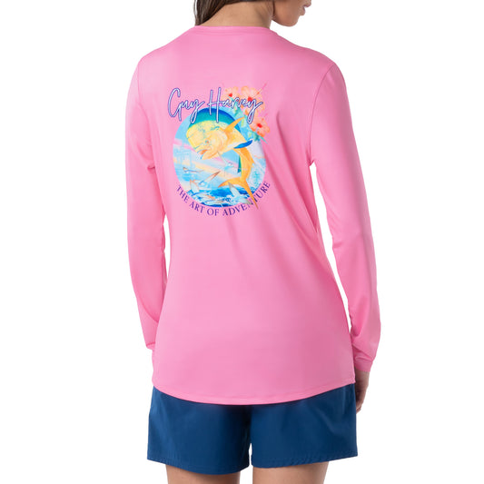 Ladies Mahi Mahi Long Sleeve Sun Protection Shirt