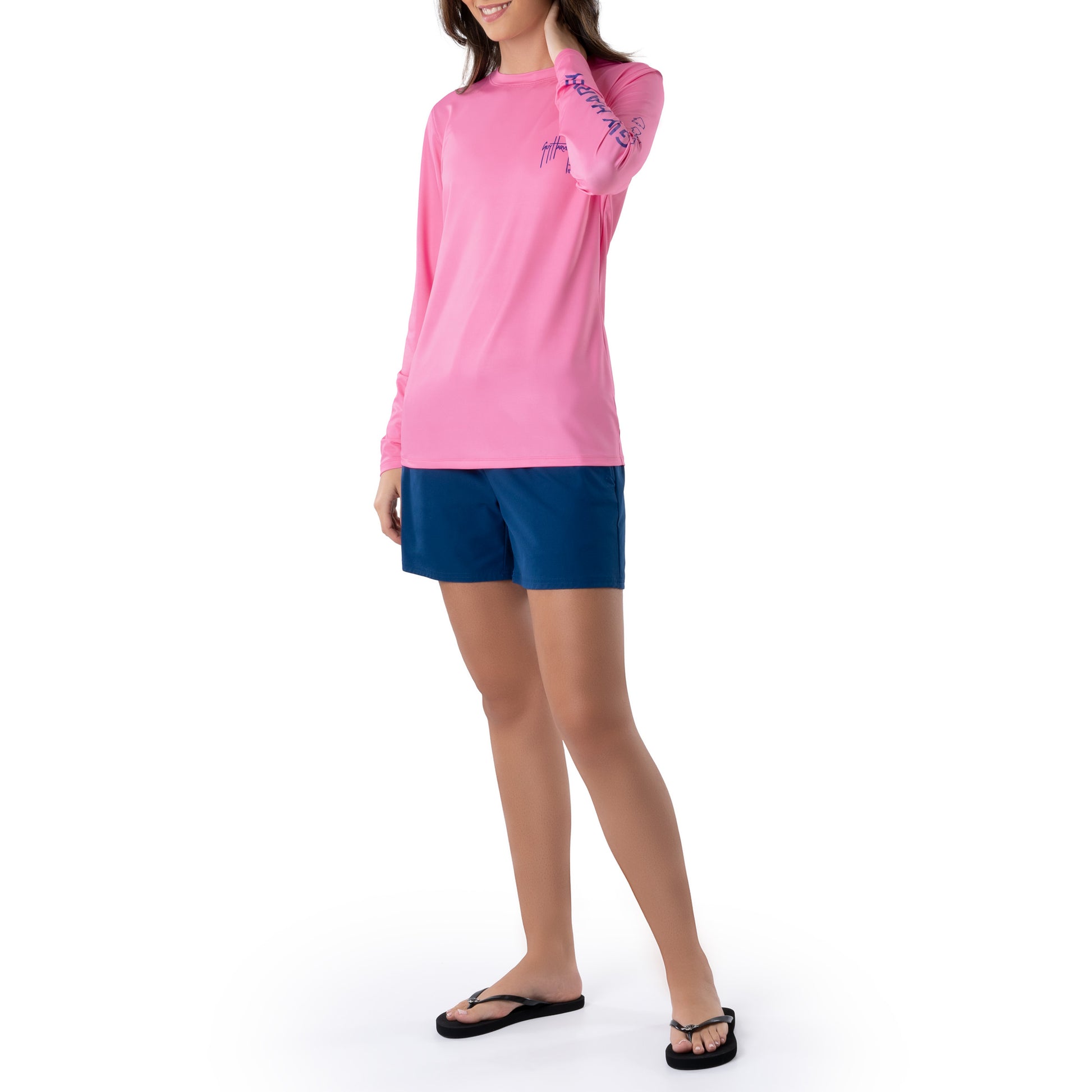 Ladies Mahi Mahi Long Sleeve Sun Protection Shirt View 6